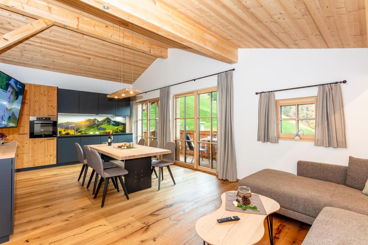 Ferienwohnung Biobauernhof Schneiderbauer Unken Exterior foto