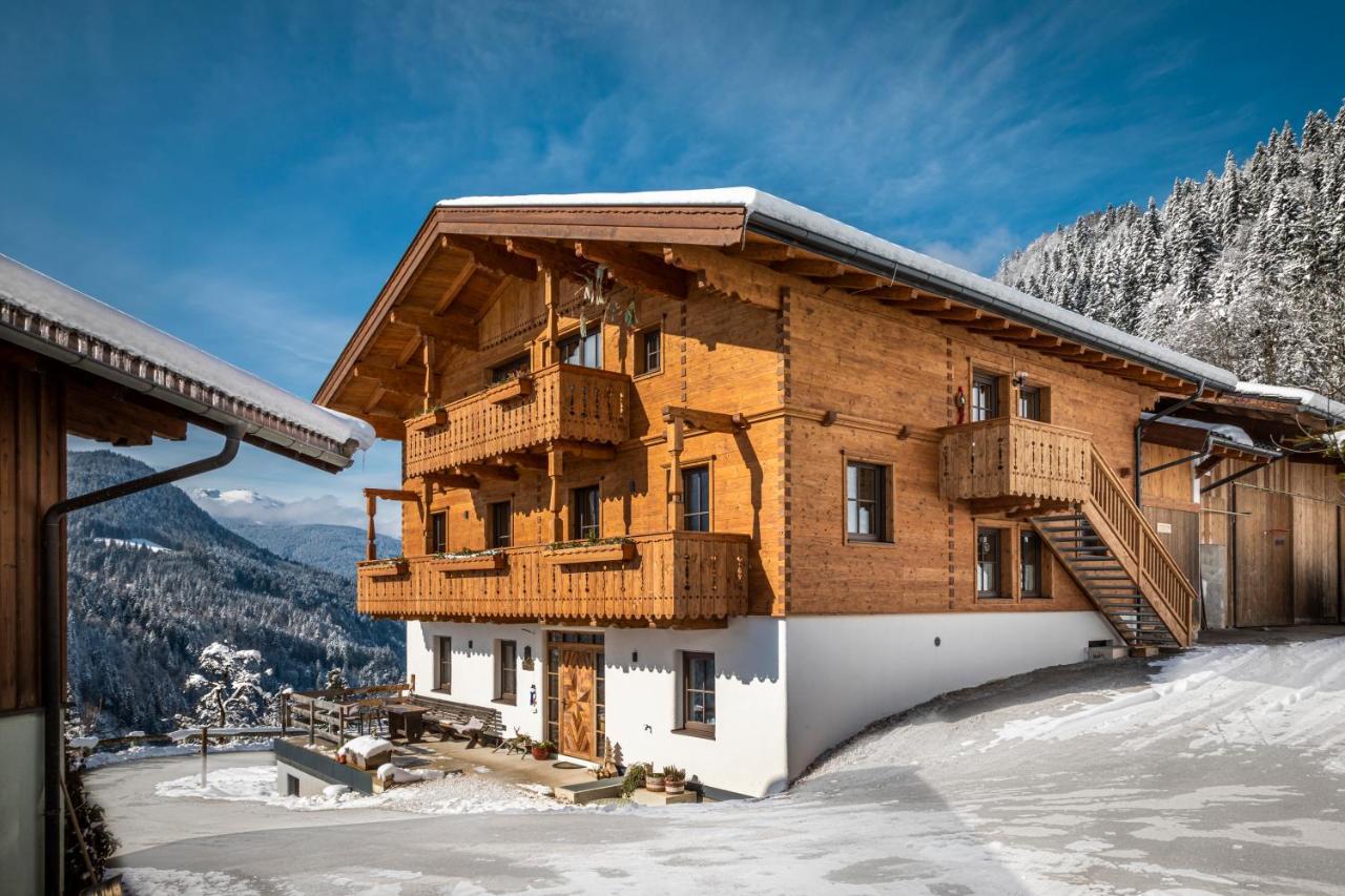Ferienwohnung Biobauernhof Schneiderbauer Unken Exterior foto