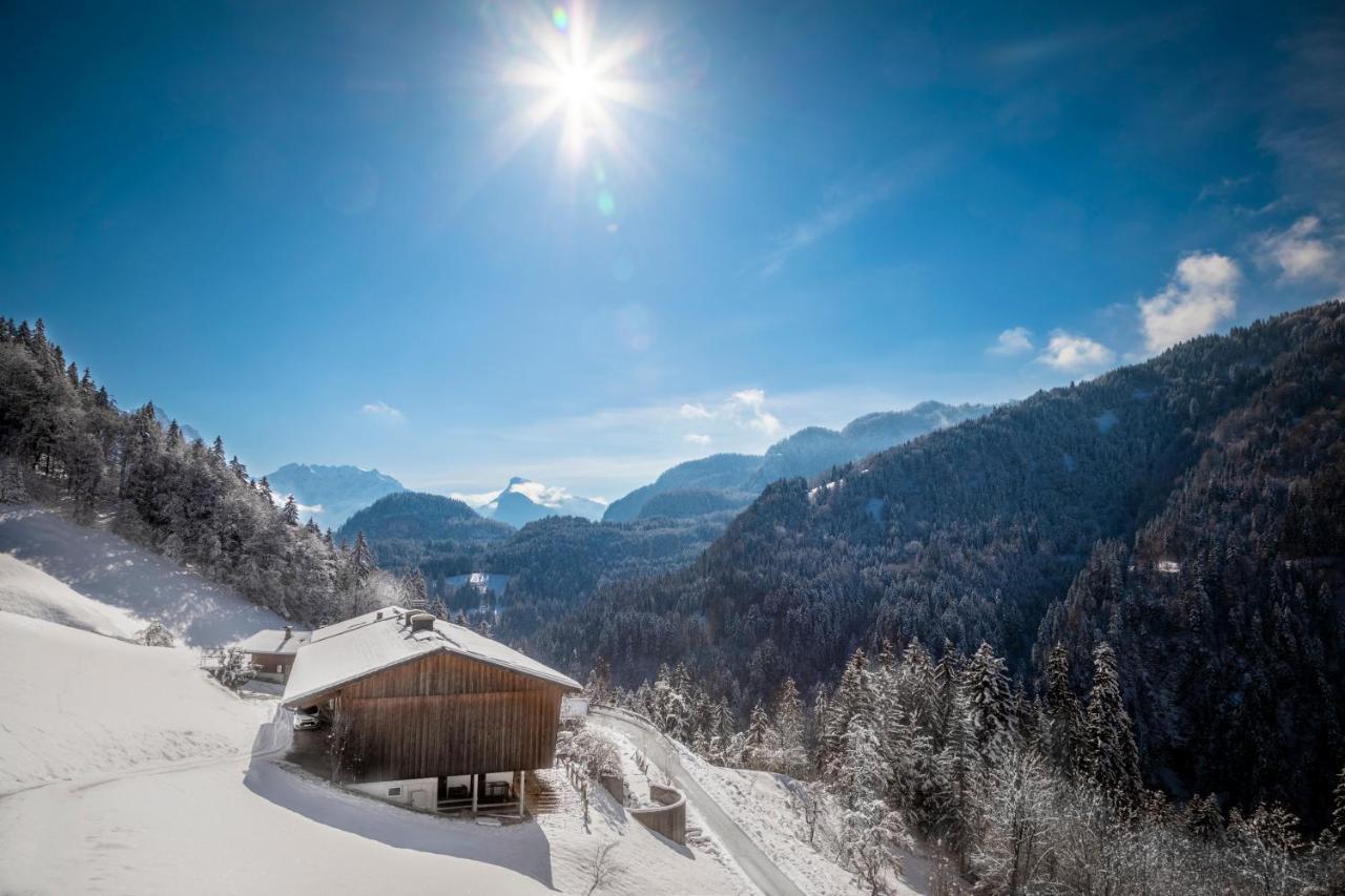 Ferienwohnung Biobauernhof Schneiderbauer Unken Exterior foto